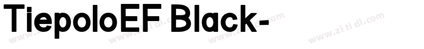 TiepoloEF Black字体转换